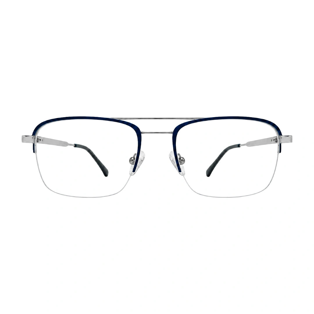 Zoe Miller LUX7576 | Double Bridge Half-Rim Eyeglasses-zoom-1