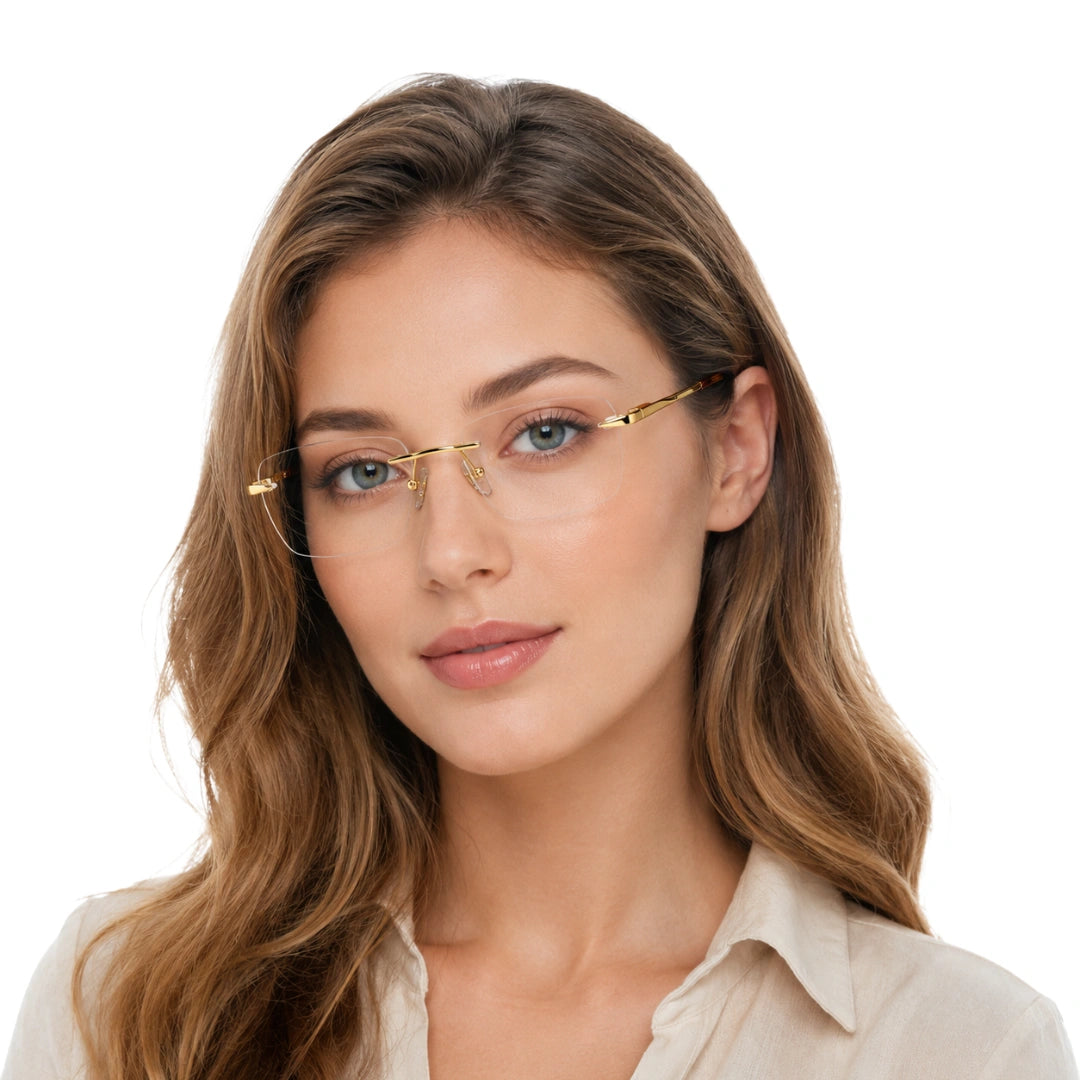 Zoe Miller LUX7598 | Executive Frameless Eyeglasses-zoom-6