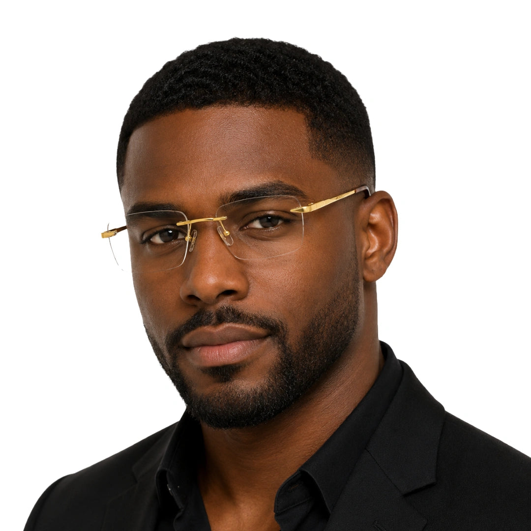 Zoe Miller LUX7598 | Executive Frameless Eyeglasses-9