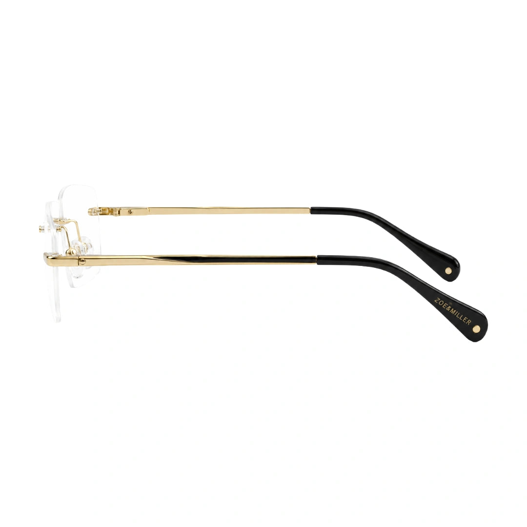 Zoe Miller LUX7598 | Executive Frameless Eyeglasses-12