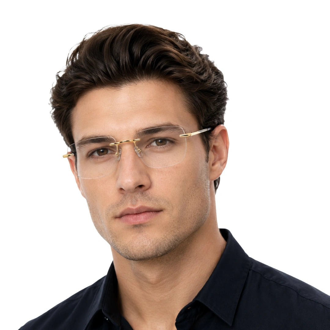 Zoe Miller LUX7598 | Executive Frameless Eyeglasses-18