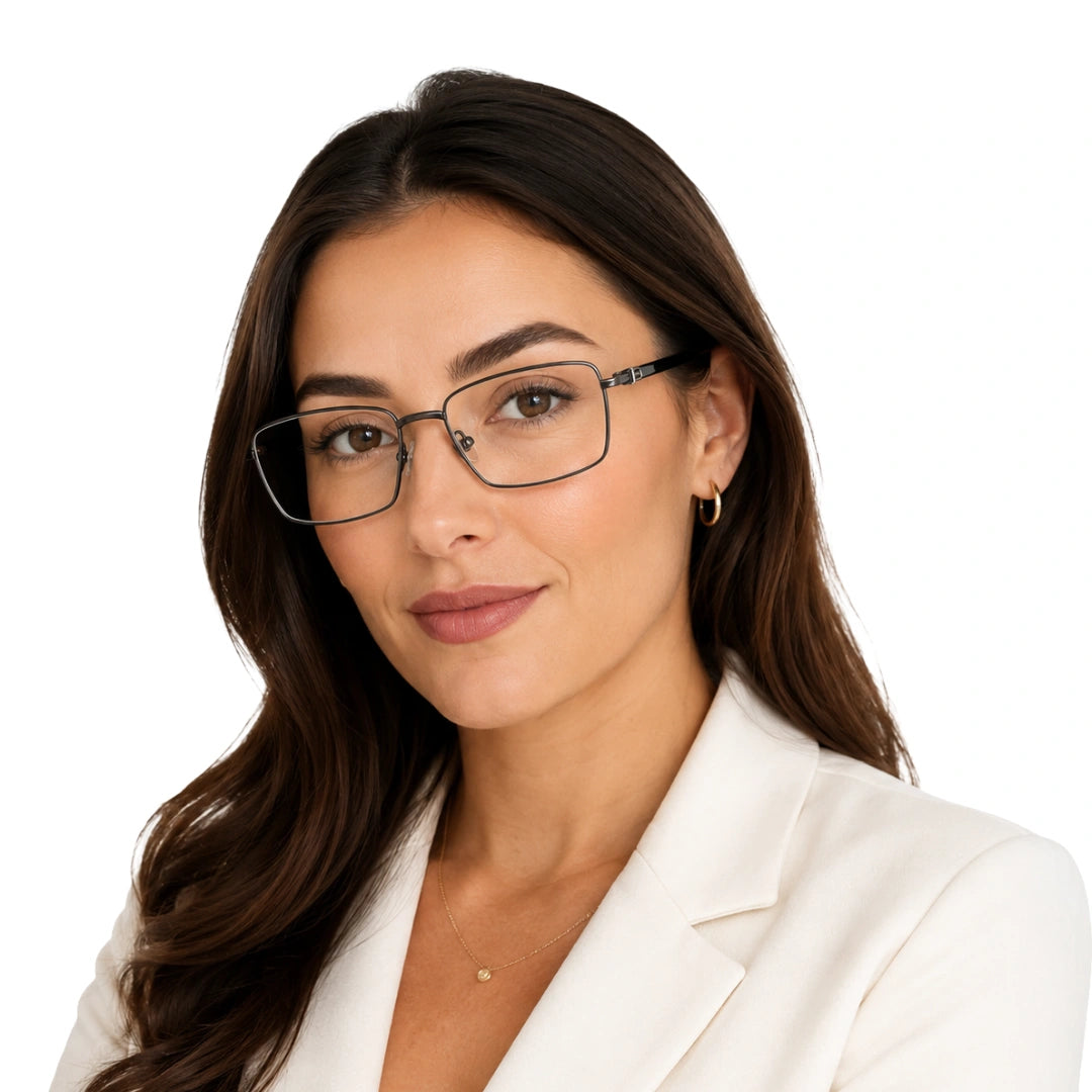 Zoe Miller LUX7616 | Signature Hinge Rectangular Optical Frame-zoom-8