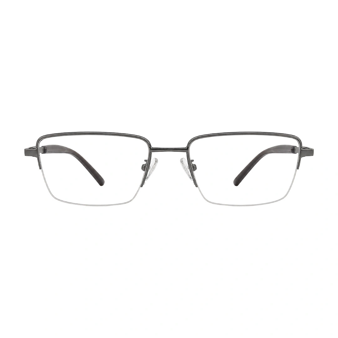 Zoe Miller LUX7617 | Executive Half-Rim Rectangle Eyeglasses-1