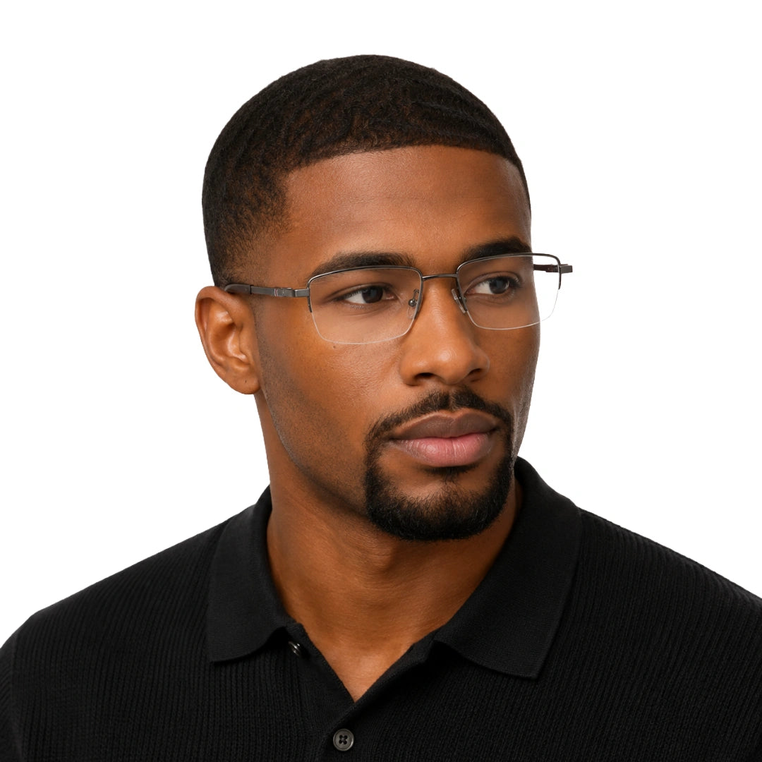Zoe Miller LUX7617 | Executive Half-Rim Rectangle Eyeglasses-zoom-9