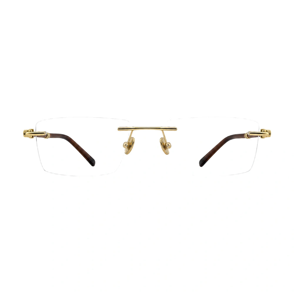 Zoe Miller LUX7618 | Refined Frameless Prescription Eyeglasses