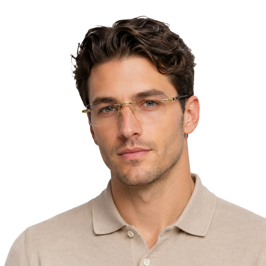 Zoe Miller LUX7618 | Refined Frameless Prescription Eyeglasses-zoom-7