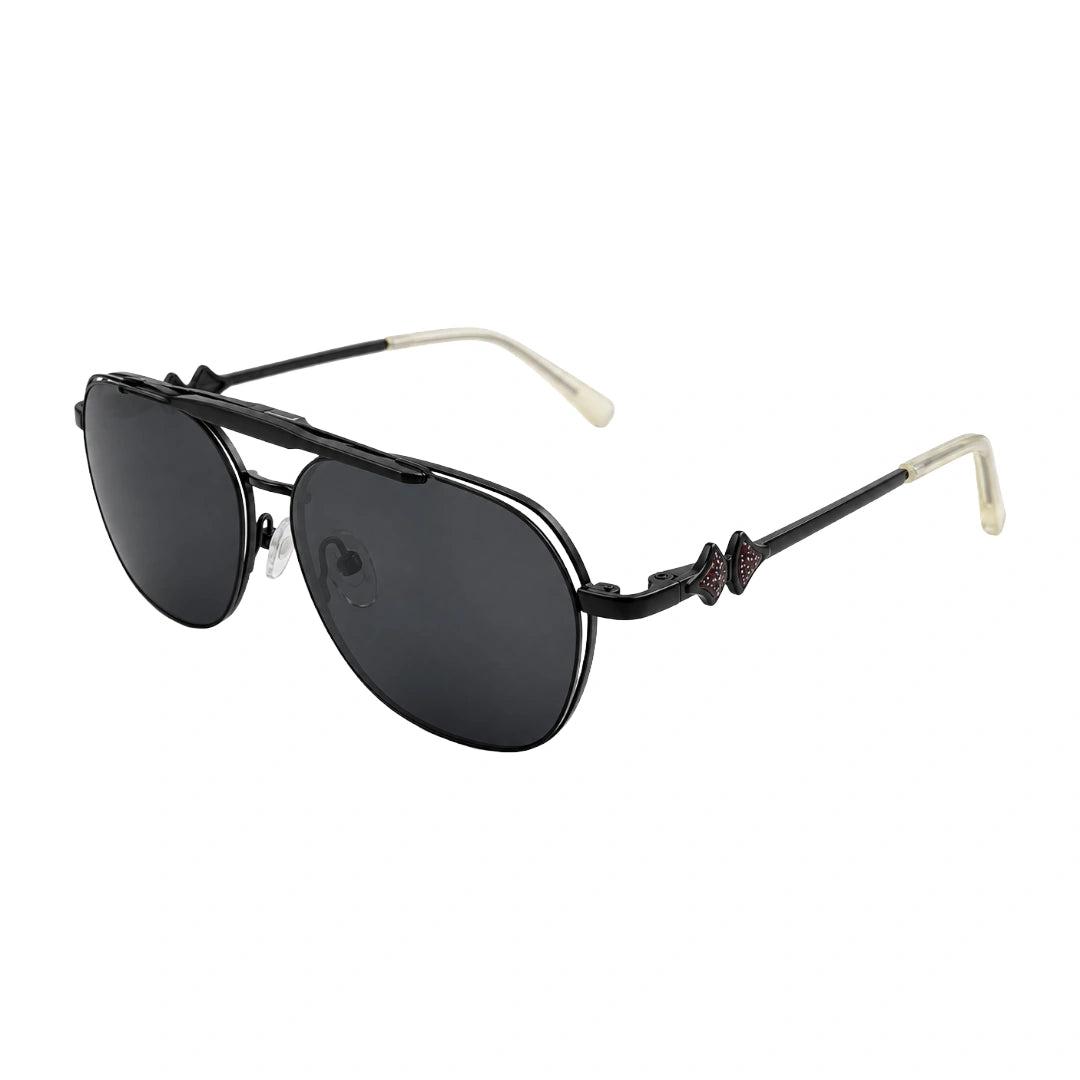 Zoe Miller LUX7623 | Premium Geometric Prescription Eyeglasses with Sun Clip-zoom-16