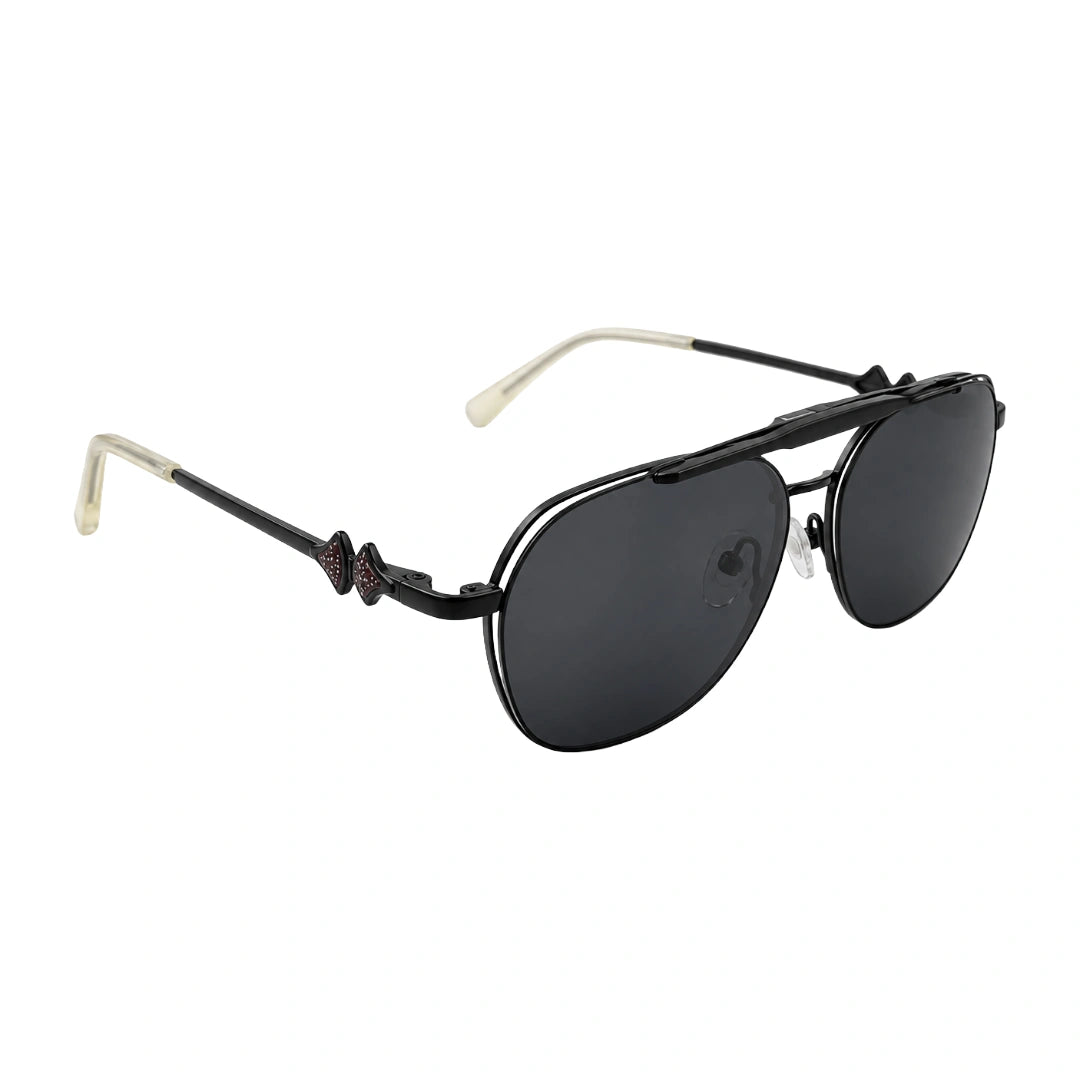 Zoe Miller LUX7623 | Premium Geometric Prescription Eyeglasses with Sun Clip-zoom-13