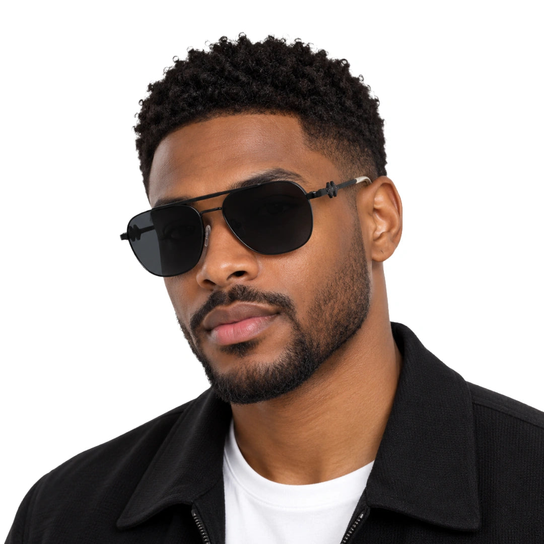 Zoe Miller LUX7623 | Premium Geometric Prescription Eyeglasses with Sun Clip-zoom-18