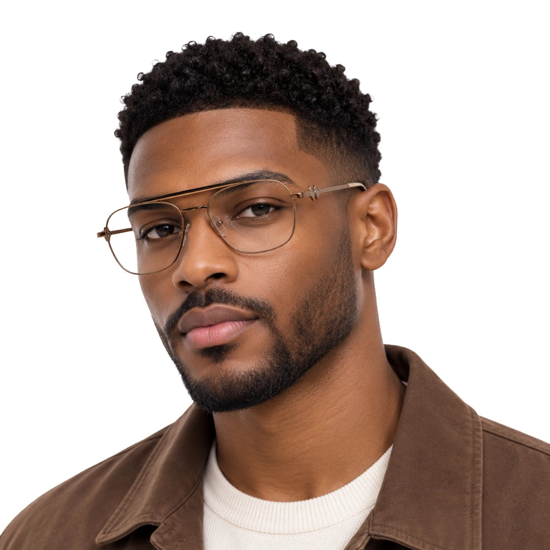 Zoe Miller LUX7623 | Premium Geometric Prescription Eyeglasses with Sun Clip-zoom-40