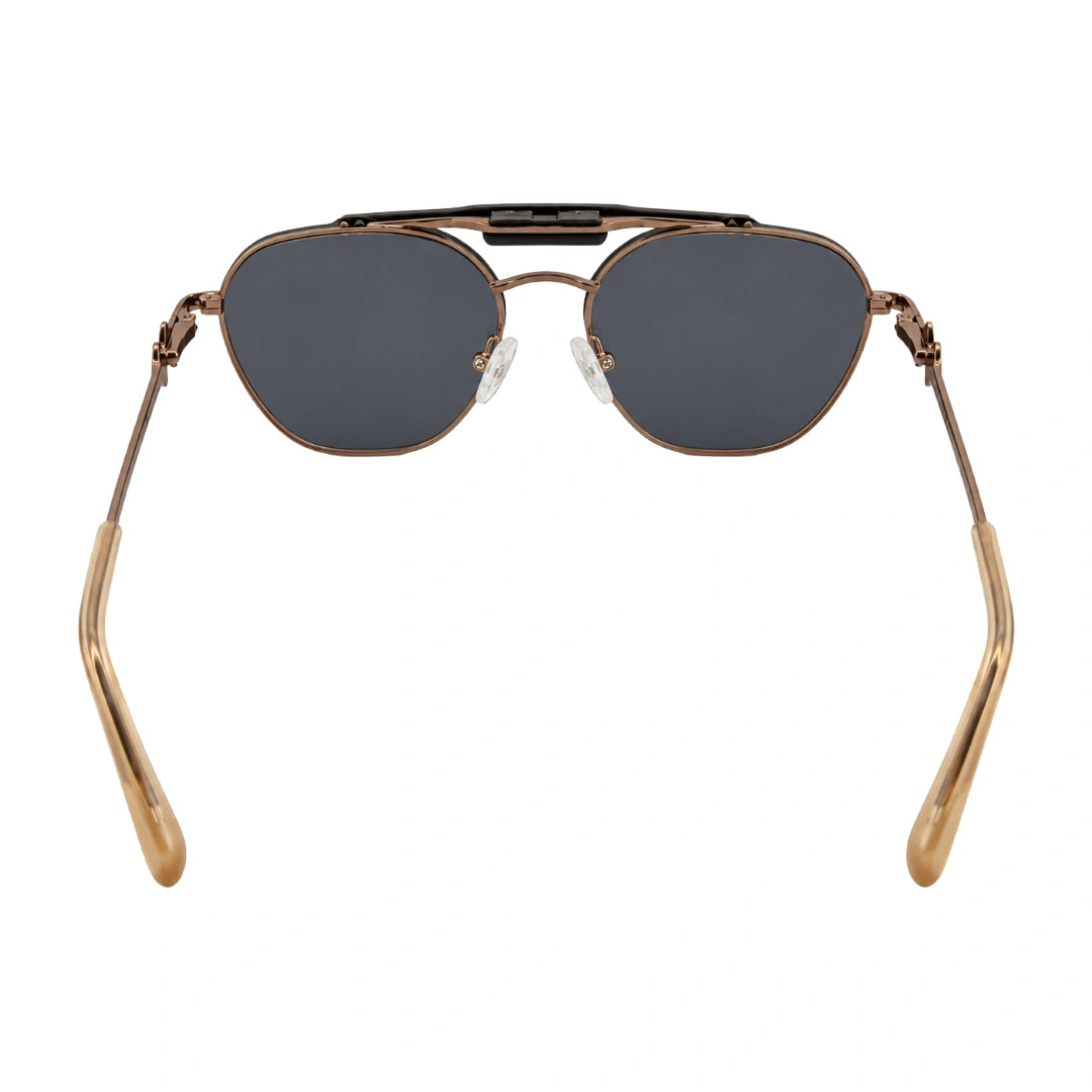 Zoe Miller LUX7623 | Premium Geometric Prescription Eyeglasses with Sun Clip-35