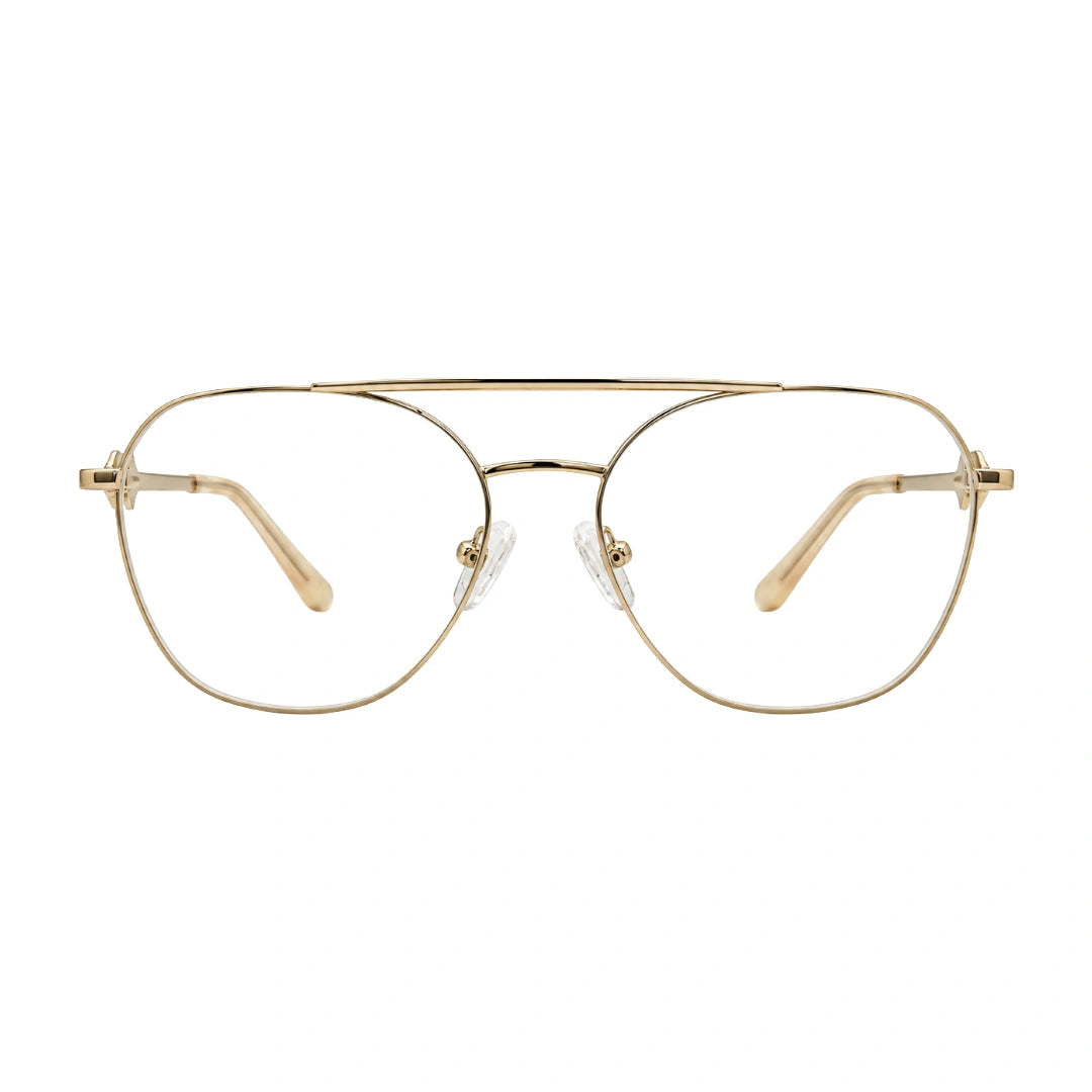 Zoe Miller LUX7623 | Premium Geometric Prescription Eyeglasses with Sun Clip-zoom-1