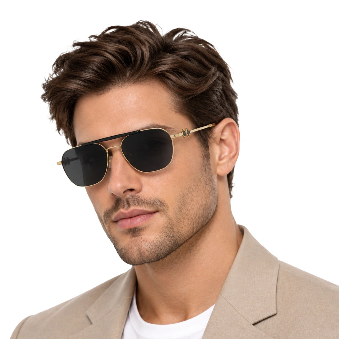 Zoe Miller LUX7623 | Premium Geometric Prescription Eyeglasses with Sun Clip-zoom-10