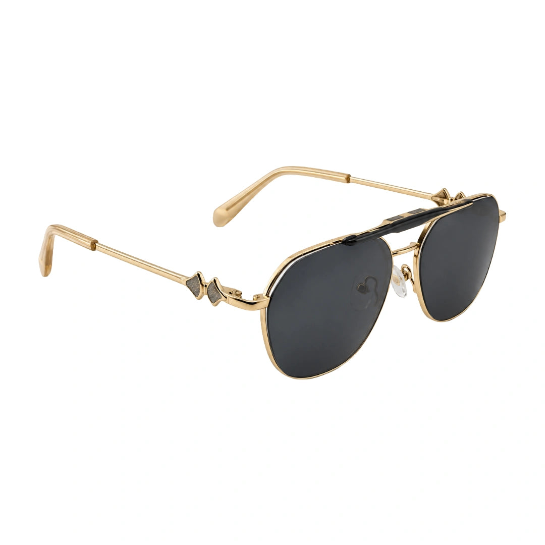 Zoe Miller LUX7623 | Premium Geometric Prescription Eyeglasses with Sun Clip-zoom-6
