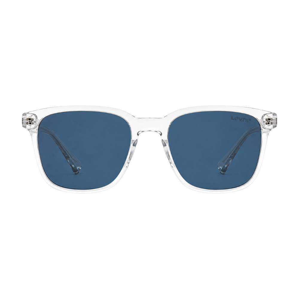 Levi's LV 5030 Sunglasses – Crystal Clear Frame with Blue Lenses