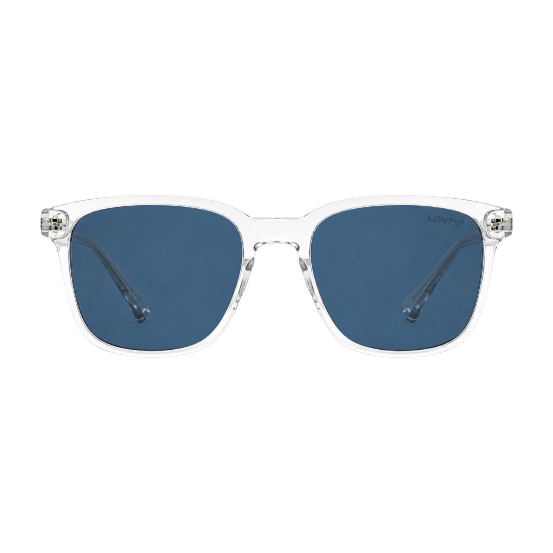 Levi's LV 5030 Sunglasses – Crystal Clear Frame with Blue Lenses-zoom-1