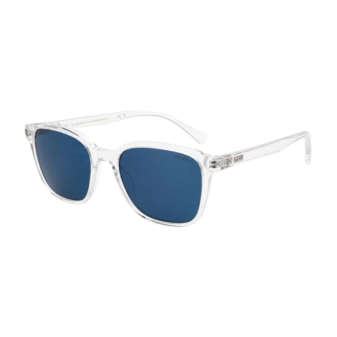 Levi's LV 5030 Sunglasses – Crystal Clear Frame with Blue Lenses
