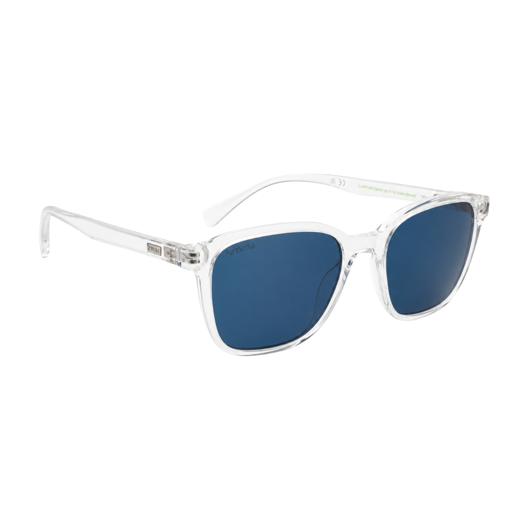 Levi's LV 5030 Sunglasses – Crystal Clear Frame with Blue Lenses-zoom-5