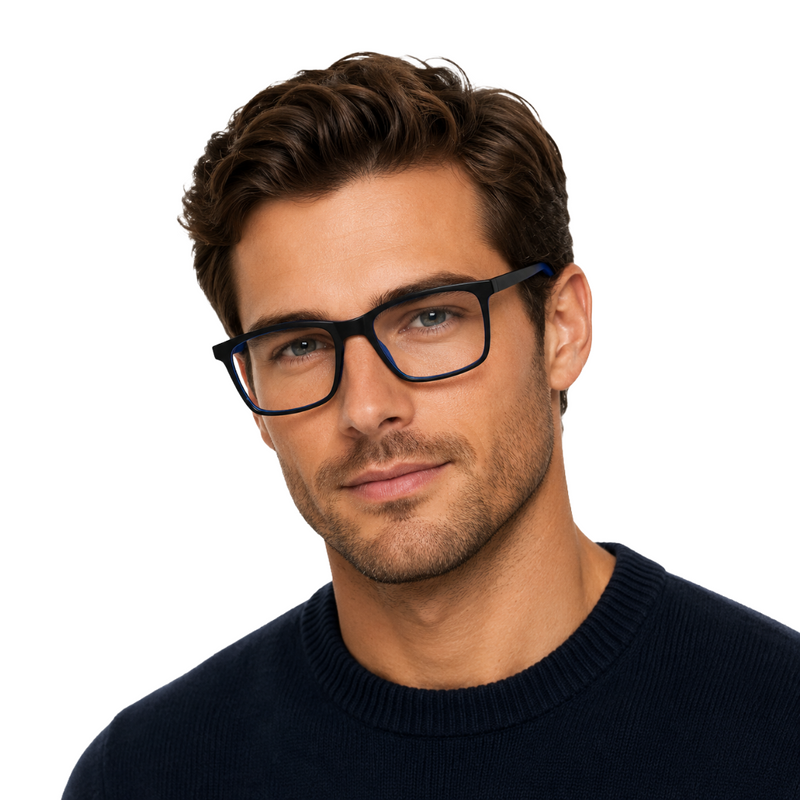 OS JJ Frame 3247 – Oversized Square Full-Rim Prescription Eyeglasses-zoom-