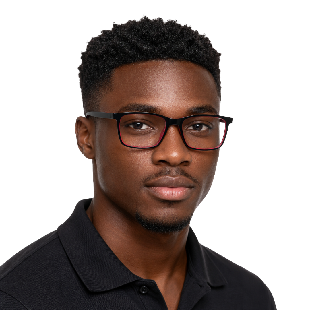 OS JJ Frame 3247 – Oversized Square Full-Rim Prescription Eyeglasses-63