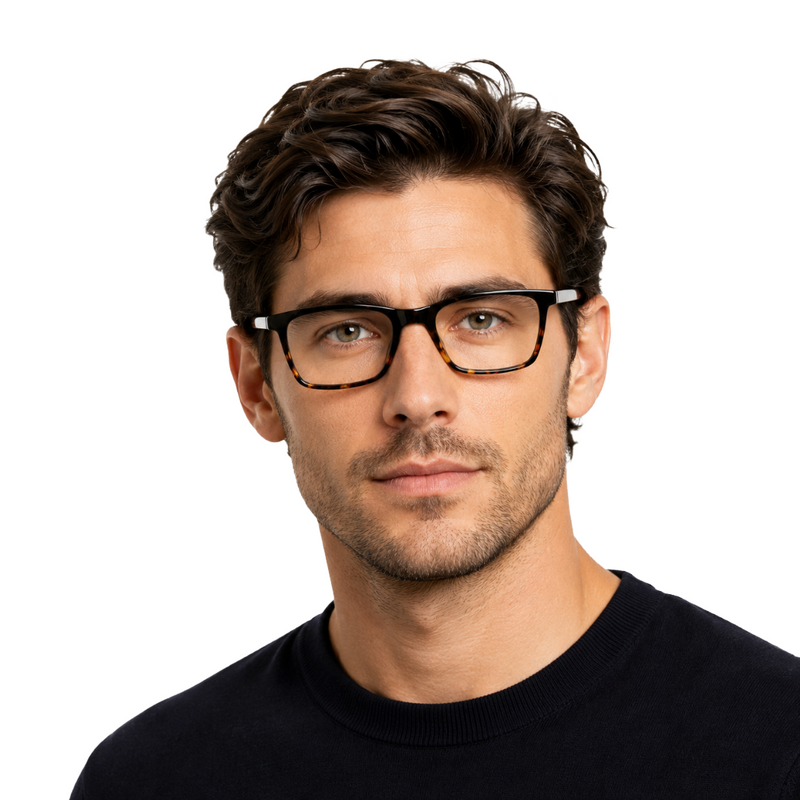OS JJ Frame 3247 – Oversized Square Full-Rim Prescription Eyeglasses-zoom-