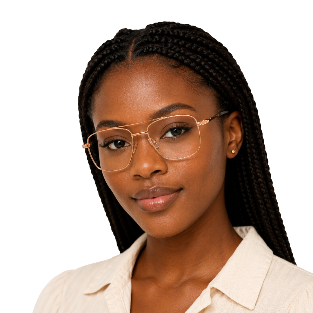 OS ACL Genre 8002 | Aviator-Square Prescription Eyeglasses-zoom-17