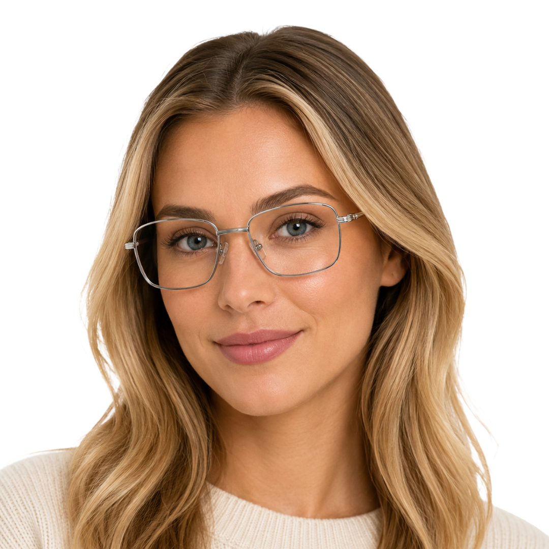 OS ACL Genre 8002 | Aviator-Square Prescription Eyeglasses-42
