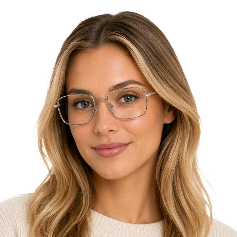 OS ACL Genre 8002 | Aviator-Square Prescription Eyeglasses-zoom-