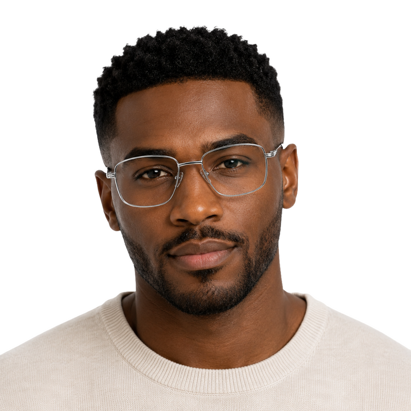OS ACL Genre 8002 | Aviator-Square Prescription Eyeglasses-zoom-