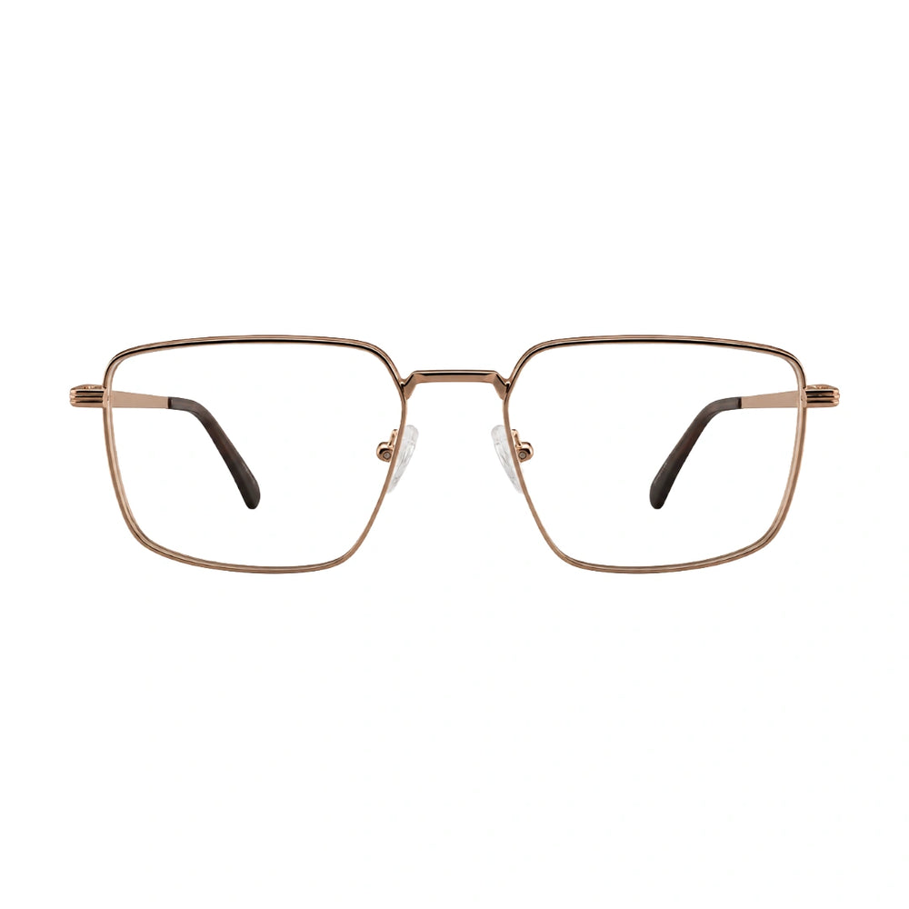 OS ACL Genre 8003 | Square Prescription Eyeglasses | Full-Rim Metal Frame