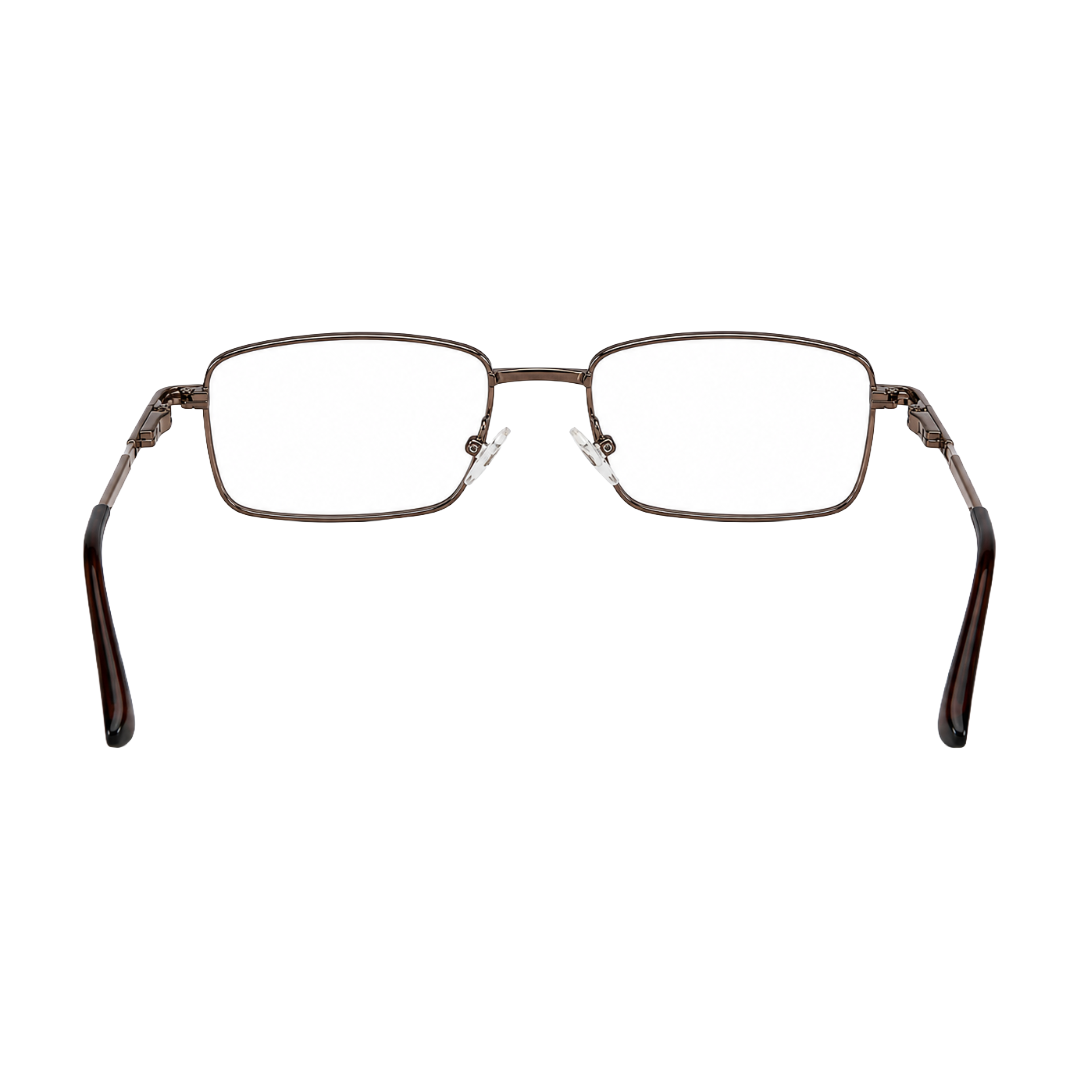 OS ACL Genre 8005 | Classic Rectangular Metal Prescription Eyeglasses-13