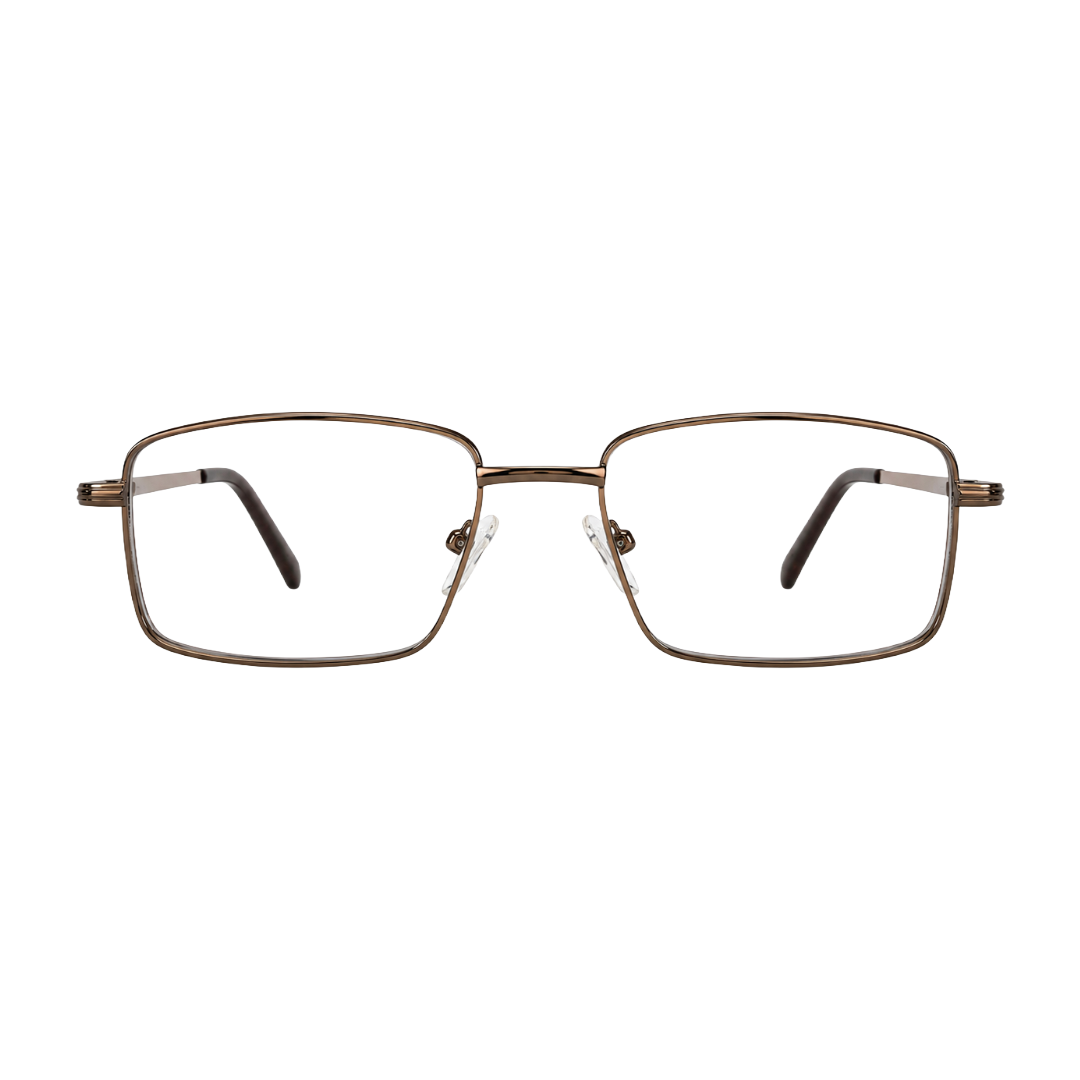 OS ACL Genre 8005 | Classic Rectangular Metal Prescription Eyeglasses-10