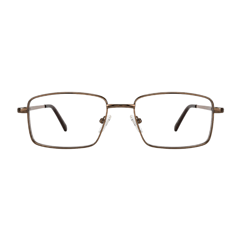 OS ACL Genre 8005 | Classic Rectangular Metal Prescription Eyeglasses-zoom-