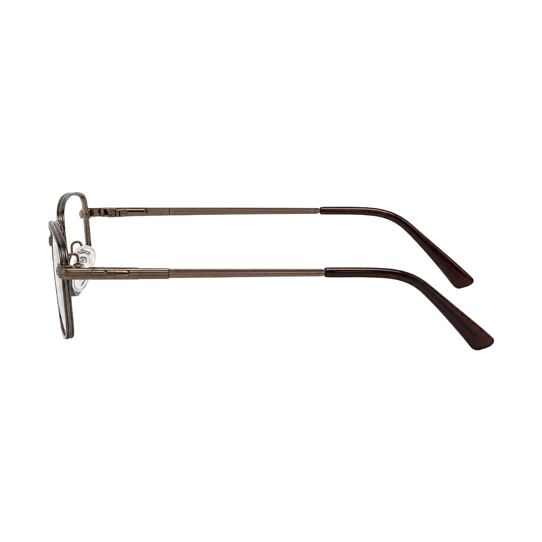 OS ACL Genre 8005 | Classic Rectangular Metal Prescription Eyeglasses-zoom-12