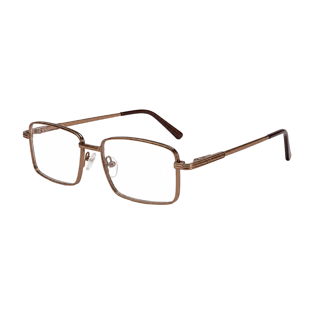 OS ACL Genre 8005 | Classic Rectangular Metal Prescription Eyeglasses-zoom-11