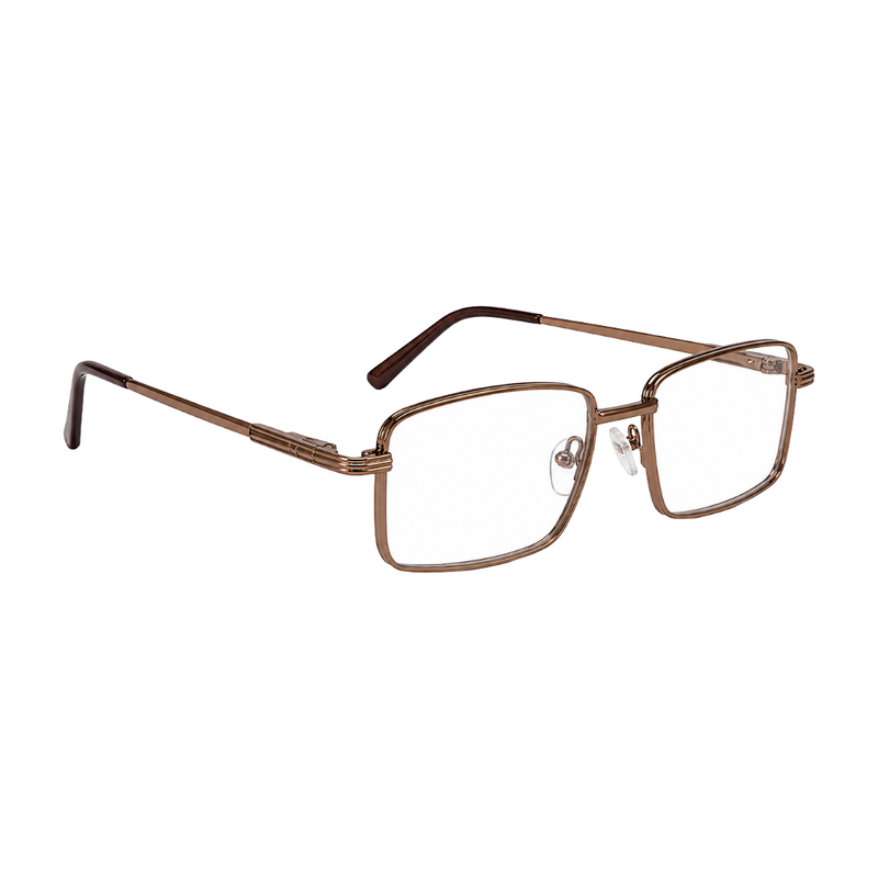 OS ACL Genre 8005 | Classic Rectangular Metal Prescription Eyeglasses-zoom-