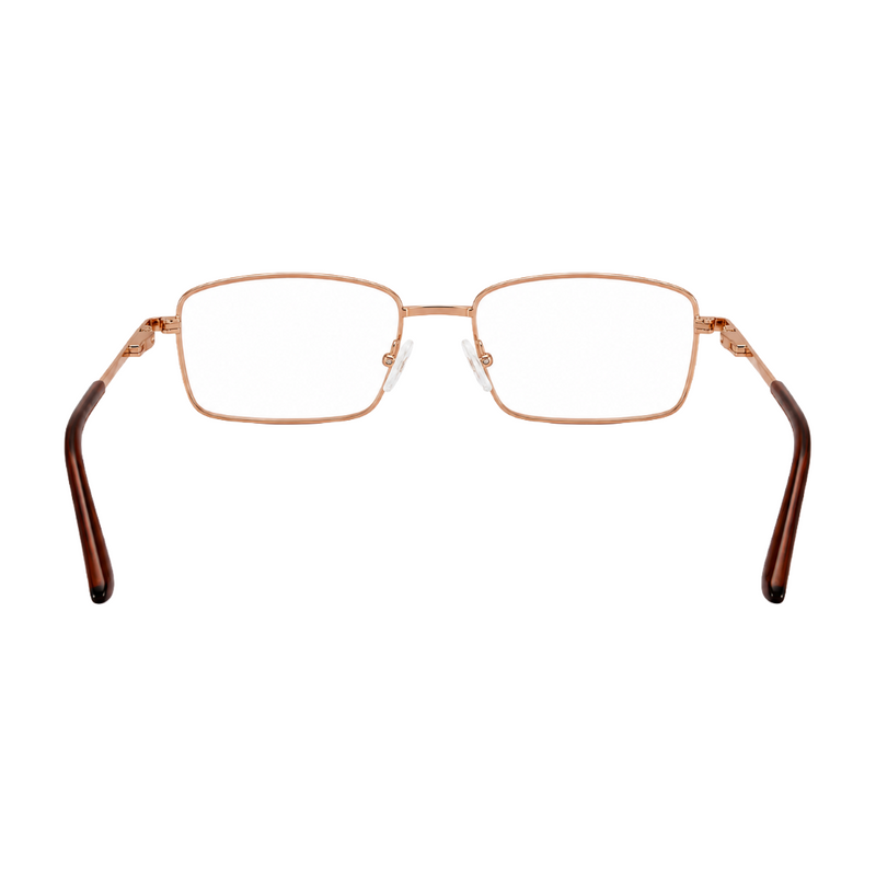 OS ACL Genre 8005 | Classic Rectangular Metal Prescription Eyeglasses-zoom-