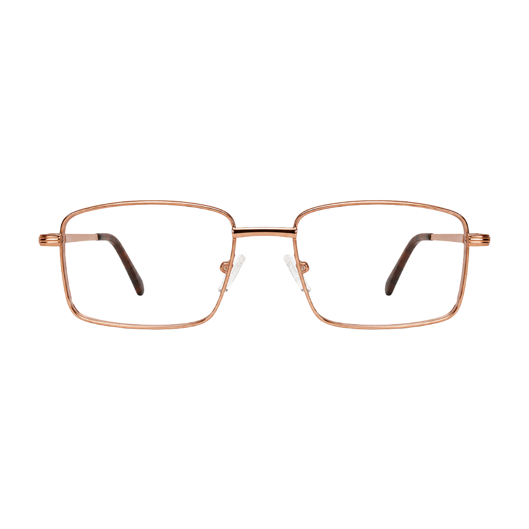 OS ACL Genre 8005 | Classic Rectangular Metal Prescription Eyeglasses-37