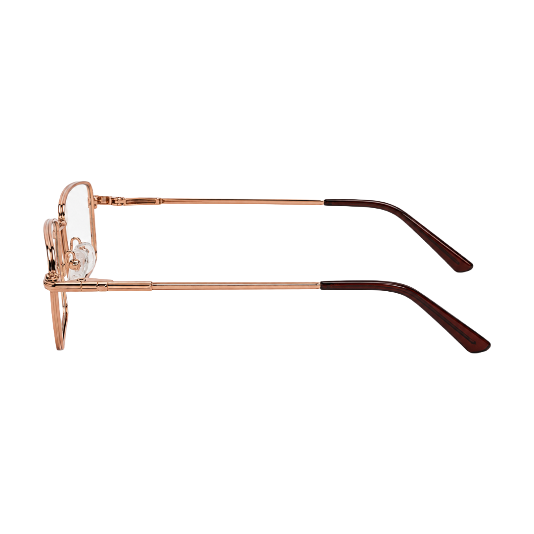 OS ACL Genre 8005 | Classic Rectangular Metal Prescription Eyeglasses-zoom-39