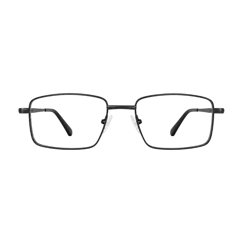OS ACL Genre 8005 | Classic Rectangular Metal Prescription Eyeglasses-zoom-