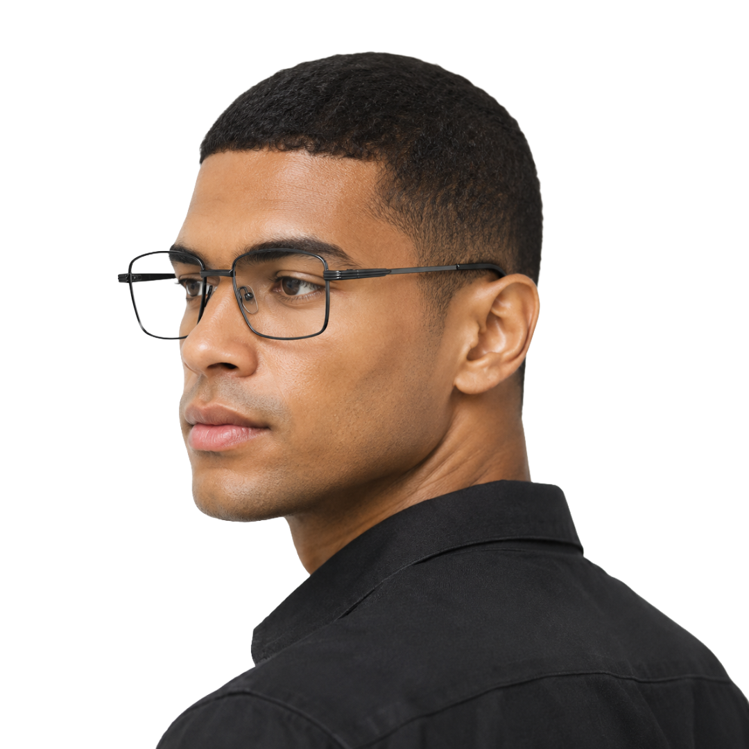 OS ACL Genre 8005 | Classic Rectangular Metal Prescription Eyeglasses-25