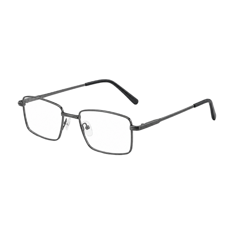 OS ACL Genre 8005 | Classic Rectangular Metal Prescription Eyeglasses-zoom-