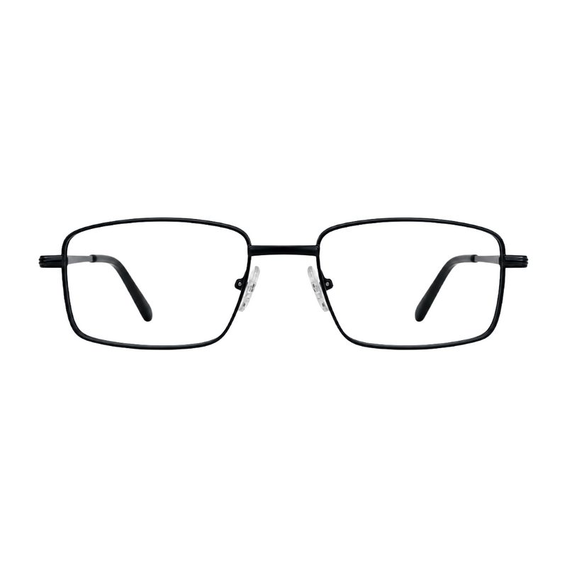 OS ACL Genre 8005 | Classic Rectangular Metal Prescription Eyeglasses-zoom-