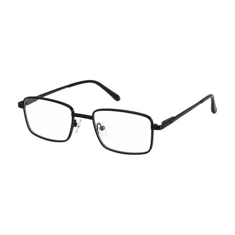 OS ACL Genre 8005 | Classic Rectangular Metal Prescription Eyeglasses-zoom-
