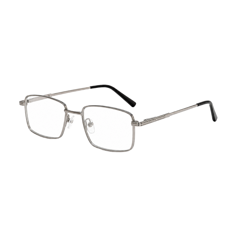 OS ACL Genre 8005 | Classic Rectangular Metal Prescription Eyeglasses-zoom-