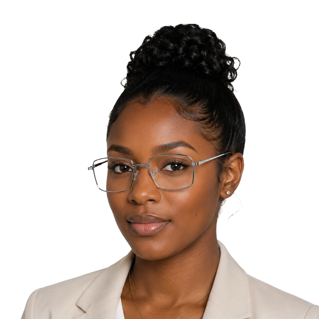 OS ACL Genre 8005 | Classic Rectangular Metal Prescription Eyeglasses-zoom-35