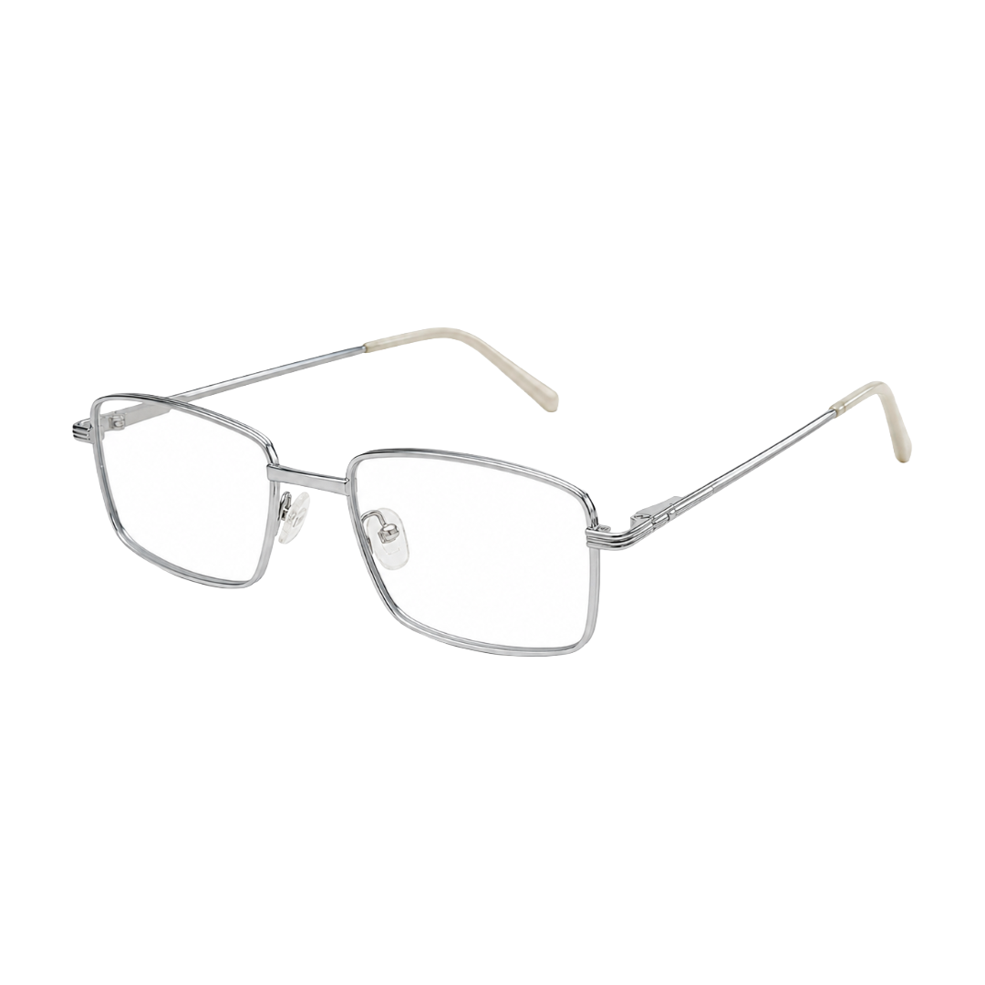 OS ACL Genre 8005 | Classic Rectangular Metal Prescription Eyeglasses-29