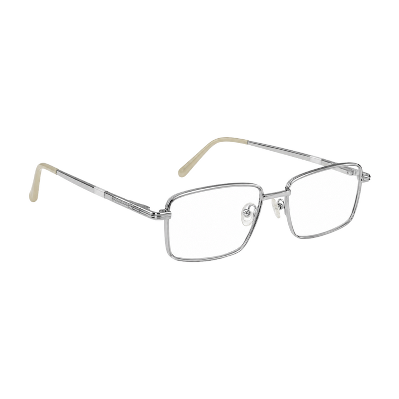 OS ACL Genre 8005 | Classic Rectangular Metal Prescription Eyeglasses-zoom-