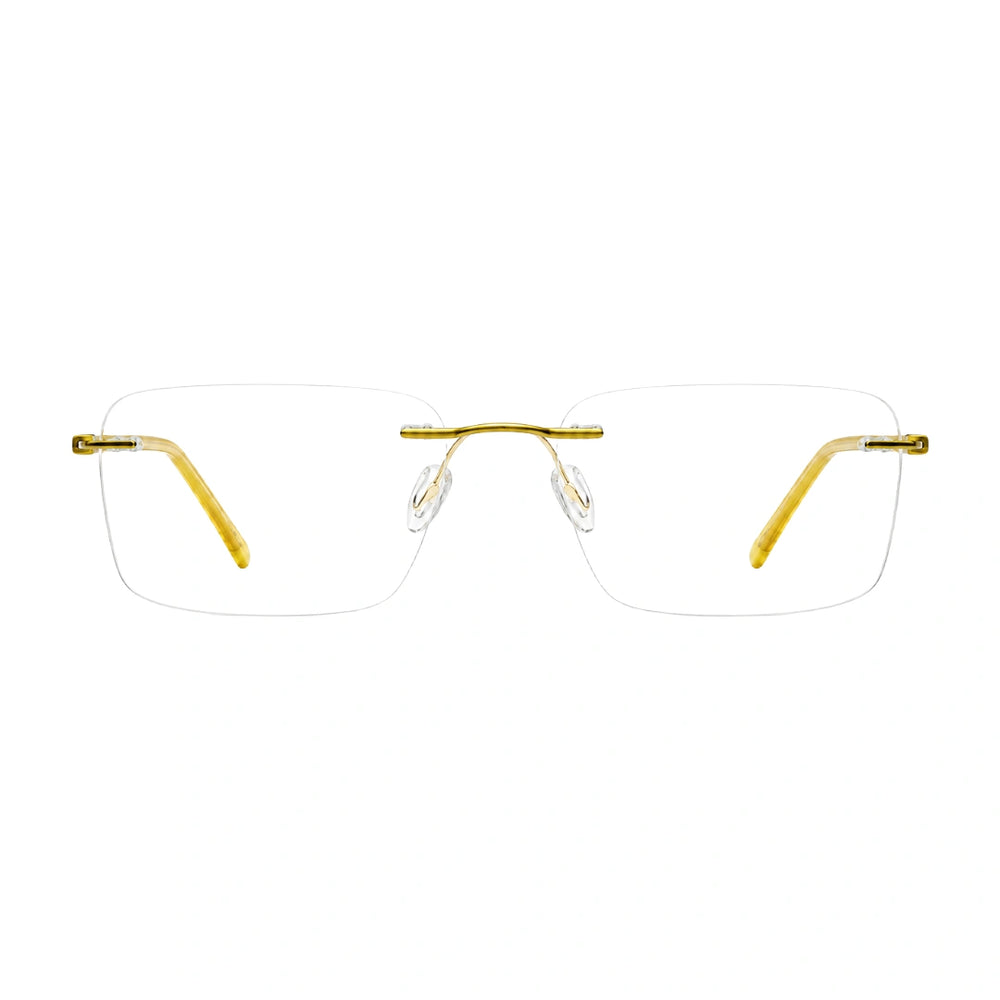 OS BD 56810 | Rimless Rectangular Prescription Eyeglasses