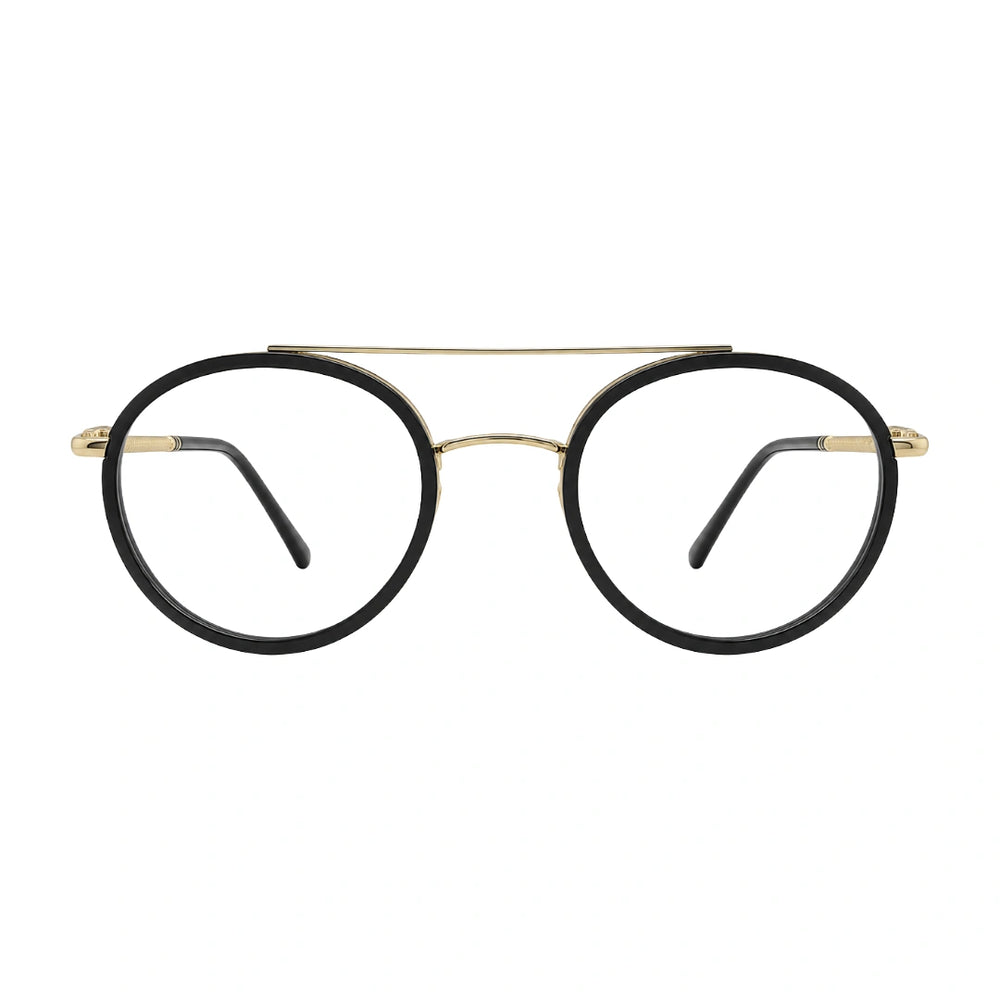 OS Brooklyn 81106 | Classic Round Brow Bar Prescription Eyeglasses